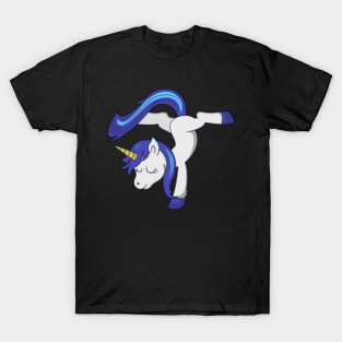 Handstand Unicorn Gymnast Acrobat Acrobatic Girls T-Shirt